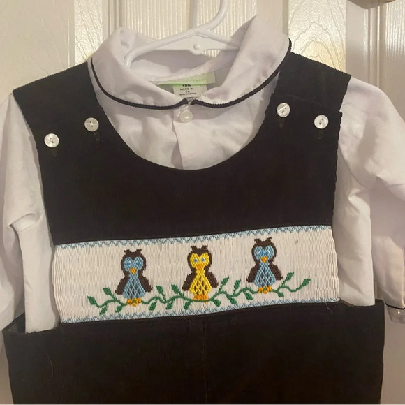 Be Mine Smocked Owl Outfit - Picture 5 of 10